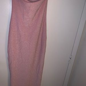 BabyBoo dress "Liana Maxi Dress-Pink Sparkle"